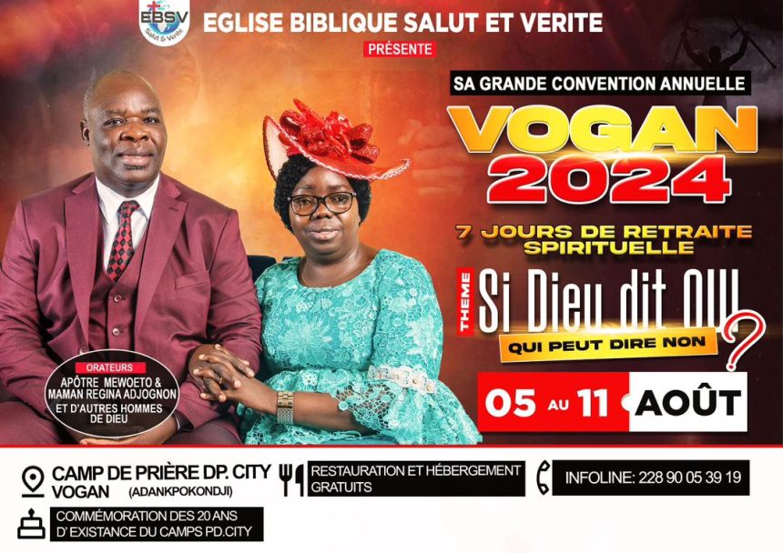 CONVENTION ANNUELLE VOGAN 2024