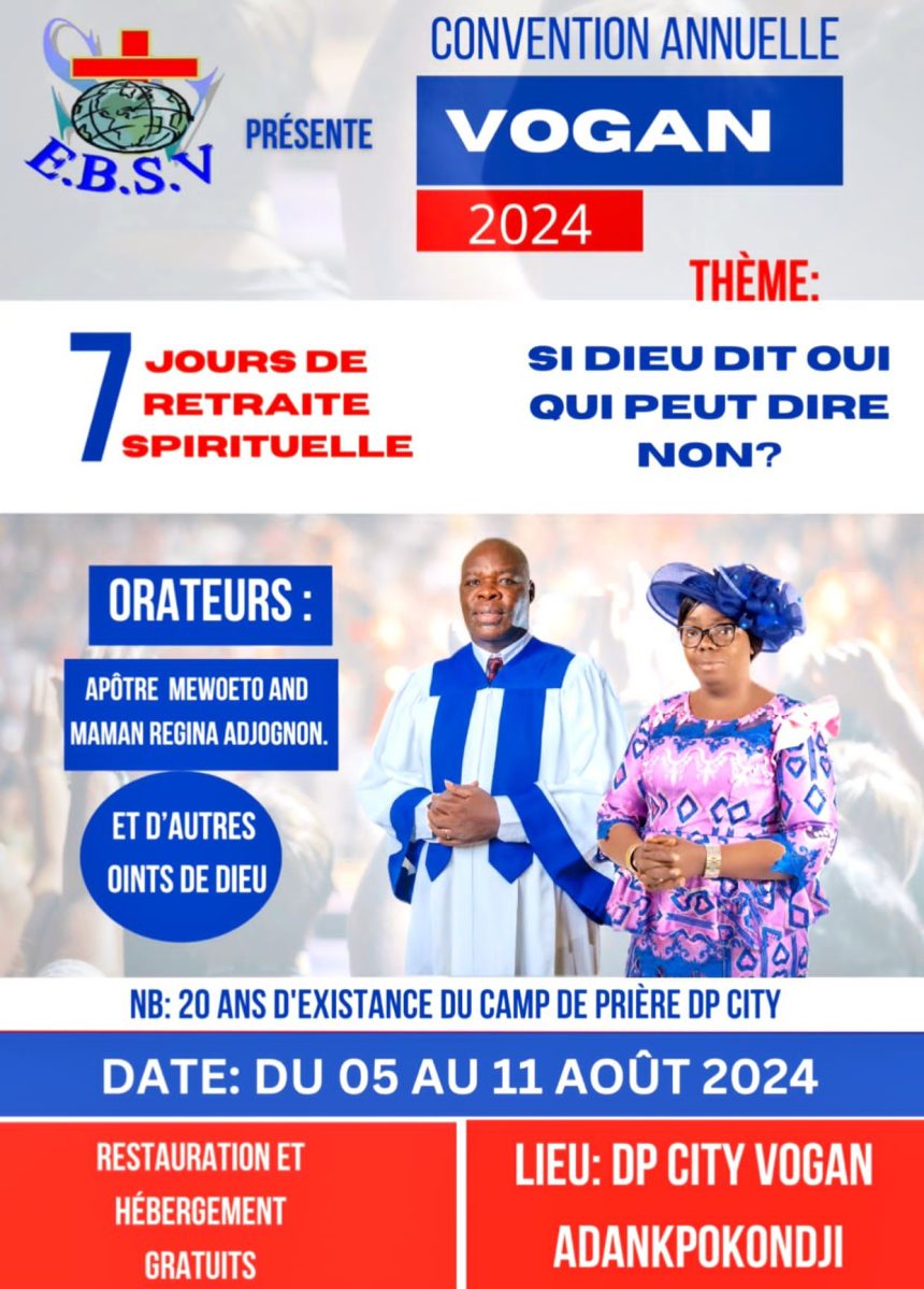 Convention annuelle vogan 2024